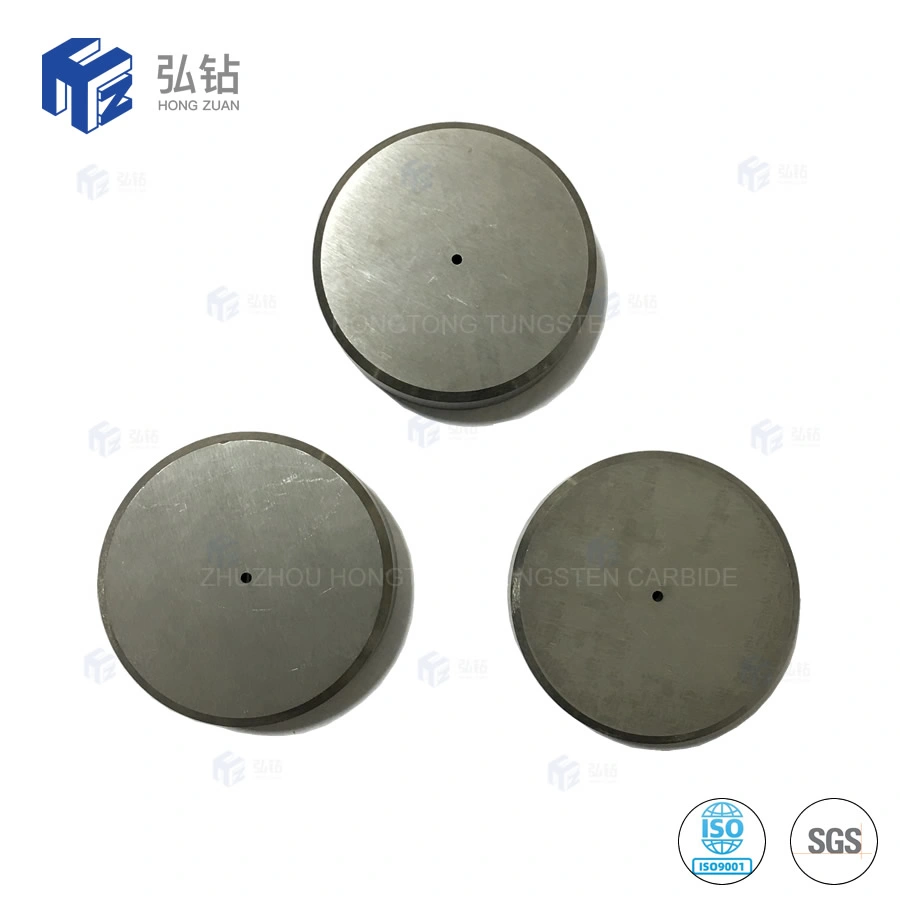 Polished Tungstn Carbide Round Plate with Hole Moulds Base