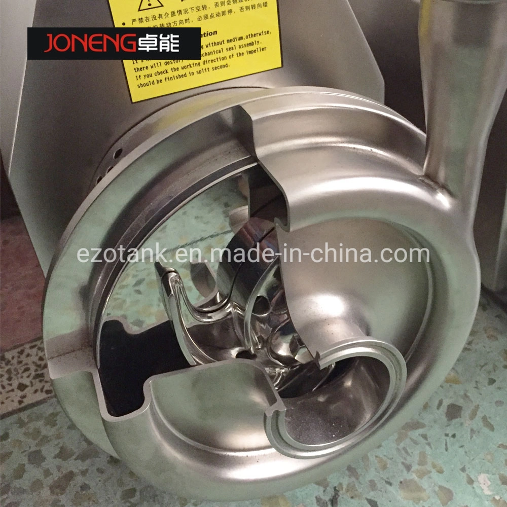 Stainless Steel Sanitary Grade 4inch Clamps End Suction Water Centrifugal Pump with Auto Coupling