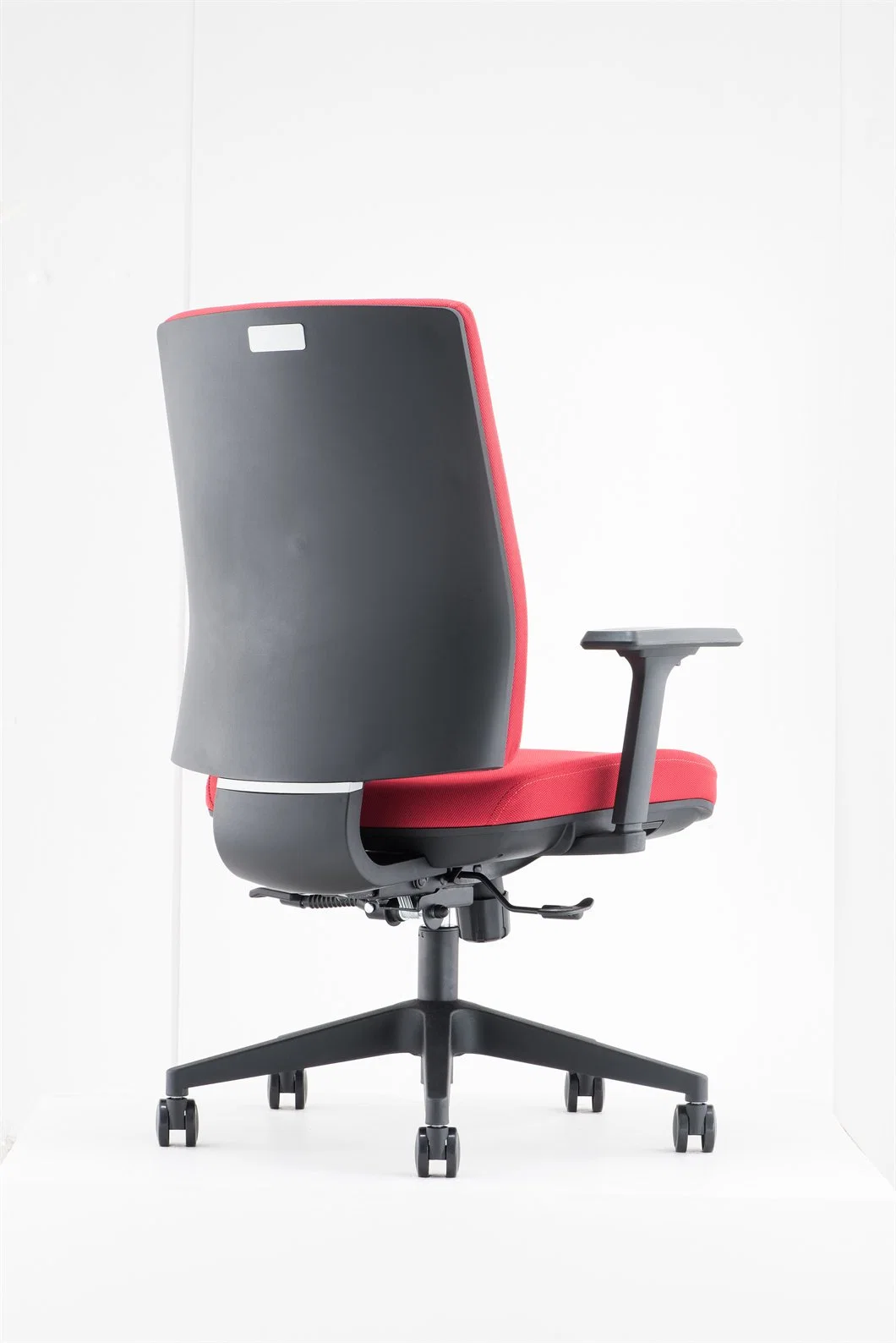 Germany Design Full Back Plastic Cover Fabric Chair 150kg Weight Capacity High Density Molded Foam Lumbar Support Office School Furniture