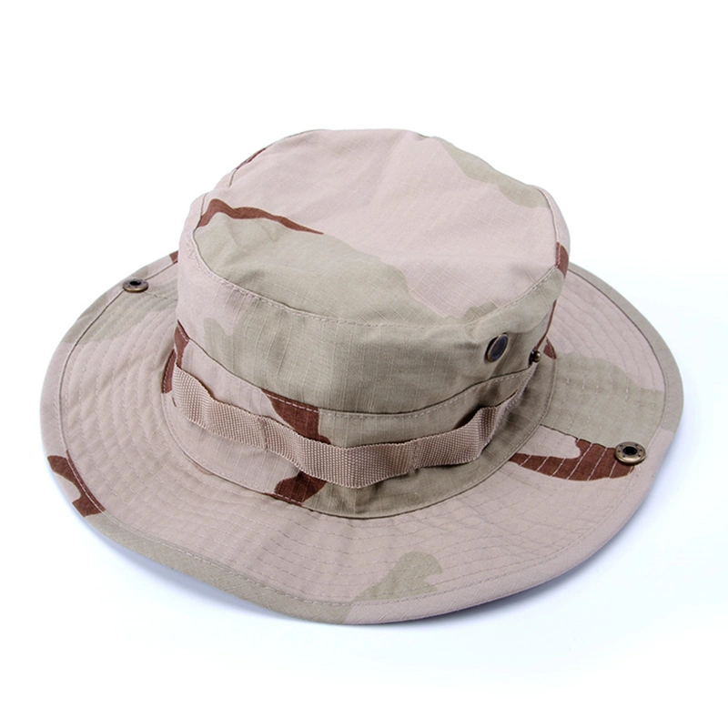 Hombres Deportes al aire libre Camouflage gorra táctica estilo militar Boonie sombreros