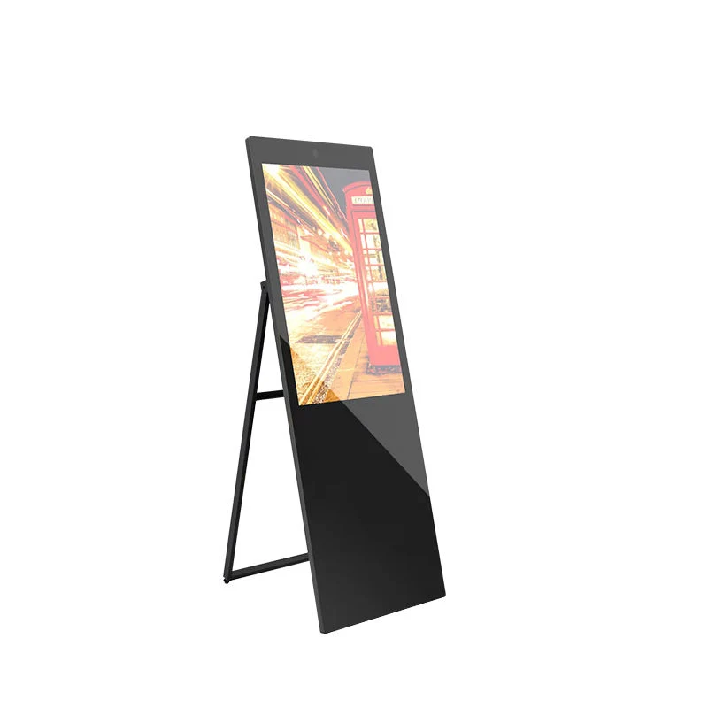 Floor Stand Android Digital Marketing Full Screen Portable LCD Advertising Display