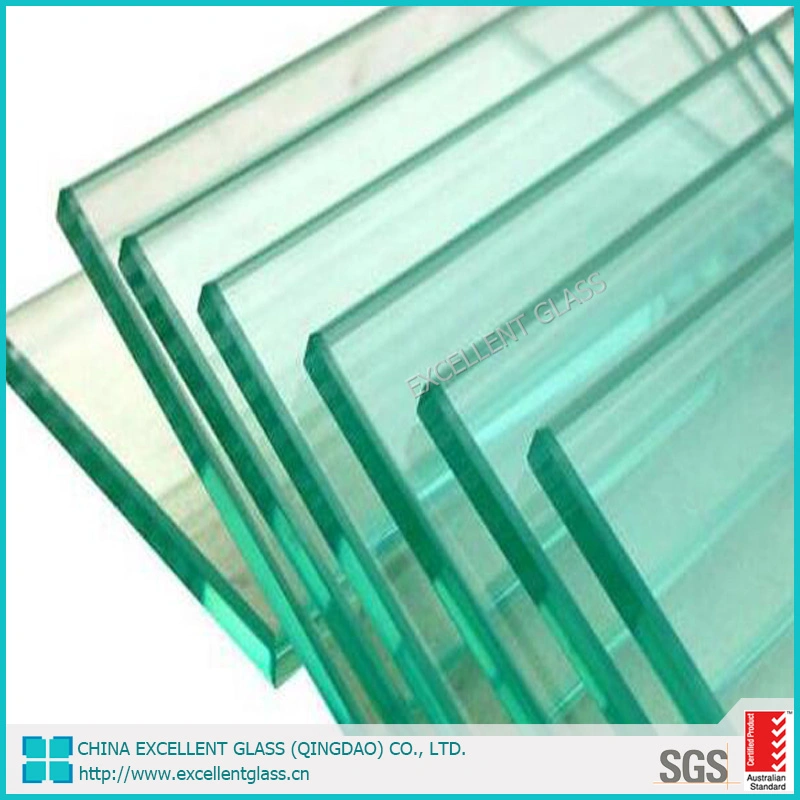 Tempered Glass Factory with High Quality China Qingdao Excellent Glass Silver/Aluminium Mirror Glass with Vinyl Film, Laminated Glass 4mm 5mm 6mm