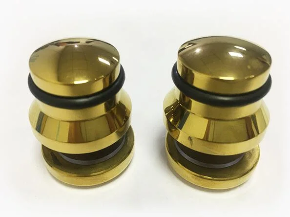 Schiebetür Rolling System Golden Rahmenlose Glas Dusche Gehäuse Hardware