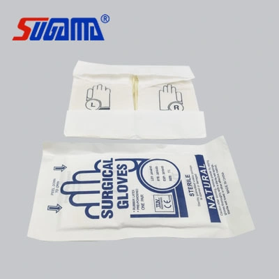 Sterile Latex Surgical Gloves One Pair One Bag