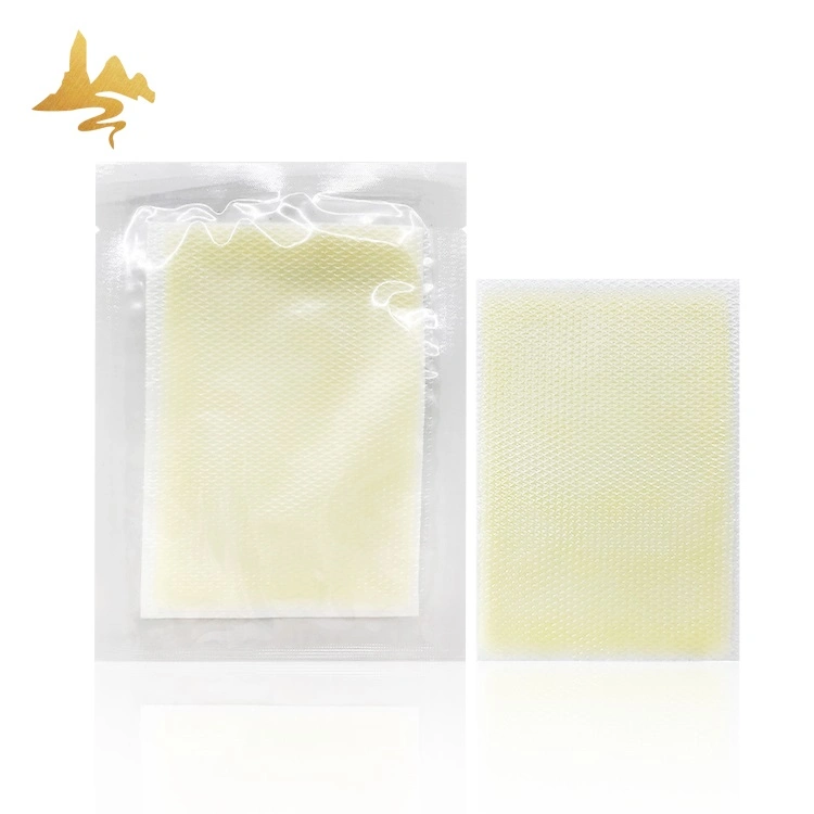 Medical Adhesive Yellow Hydrogel Pain Relief Gel Patch