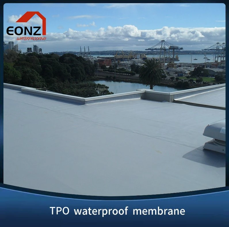 1.2mm/1.5mm Thermoplastic Polyolefin Waterproof Membrane/ Roofing Sheet From China