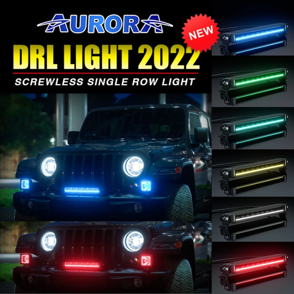 Aurora Offroad LED RGB Light Bar with APP Control