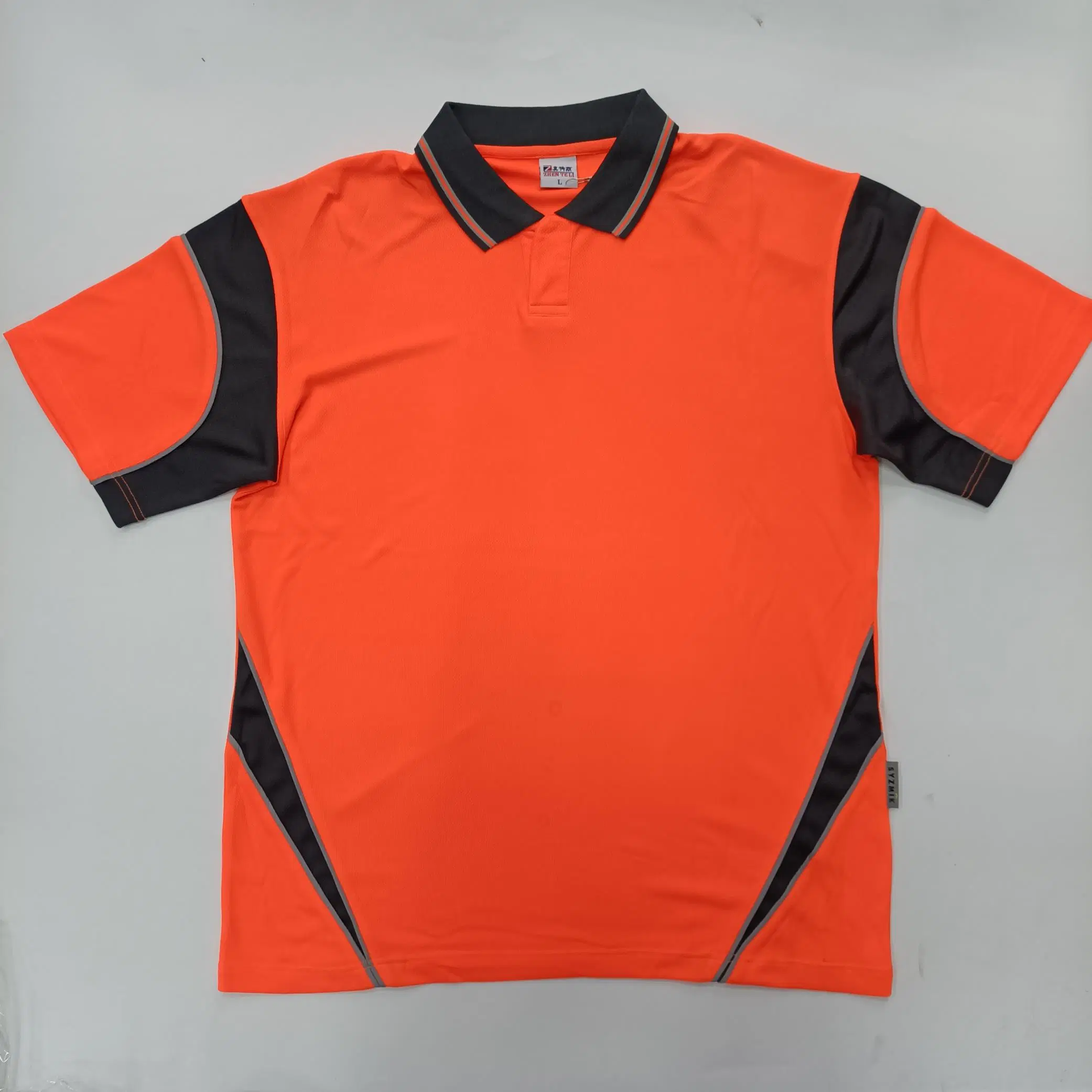 Работник спортивная одежда полиэфирная ткань Mesh пользовательский дизайн рубашки поло