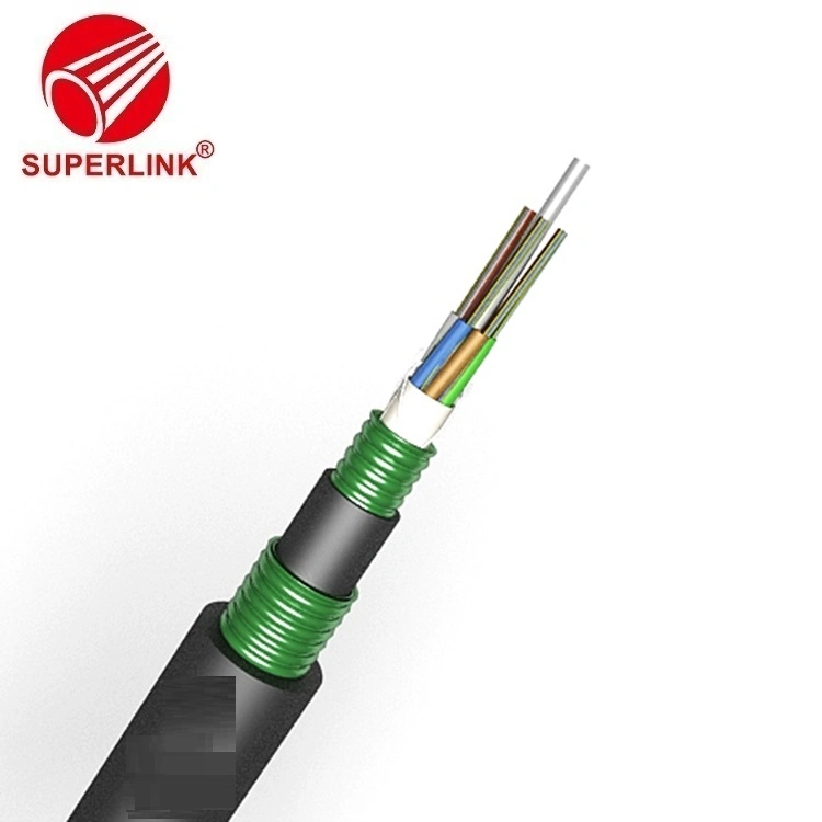 GYXTW 53 núcleo 2-12 de cable de fibra óptica monomodo Cable de fibra óptica de blindados