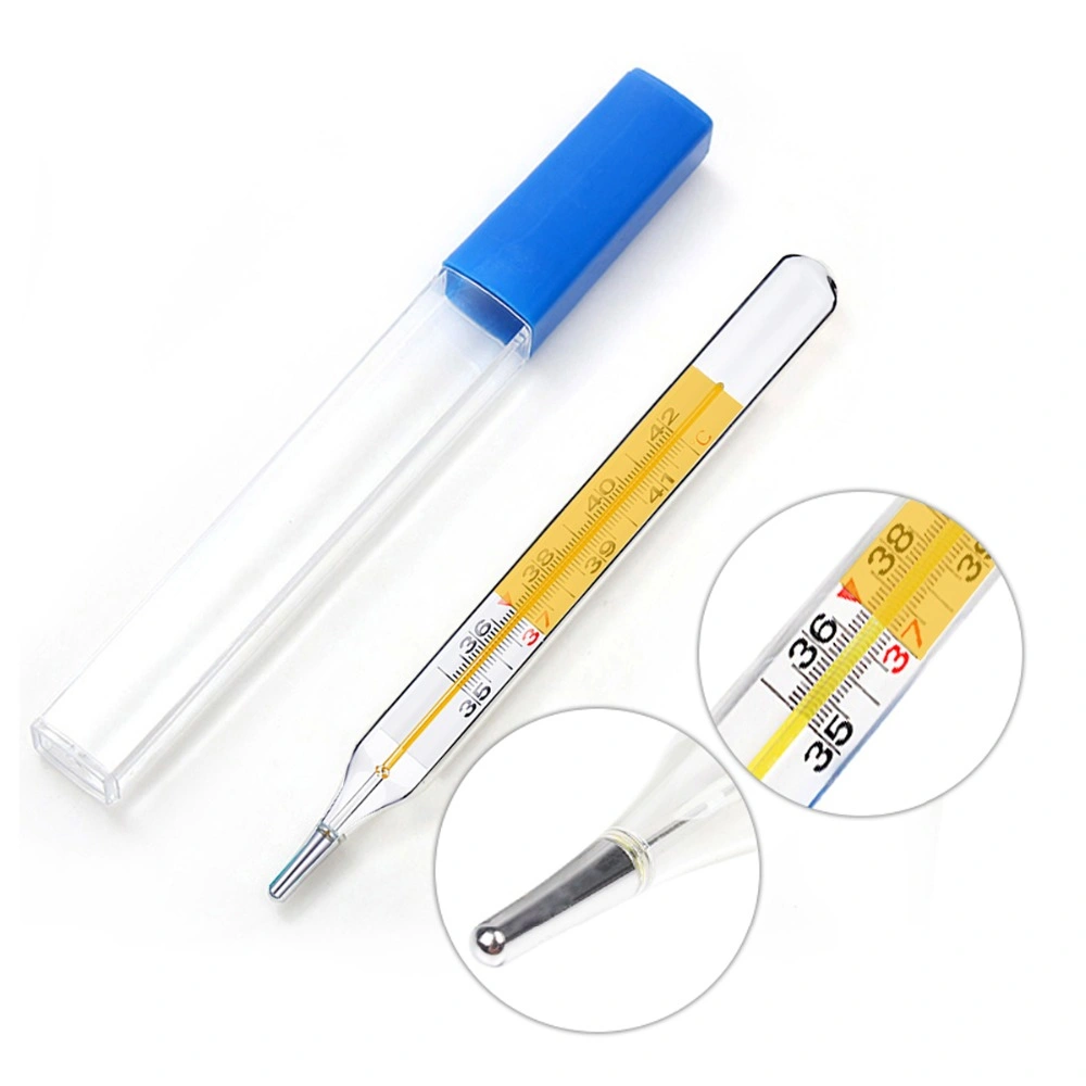 Glass Clinic Oral Mercury Free Thermometer for Home Use