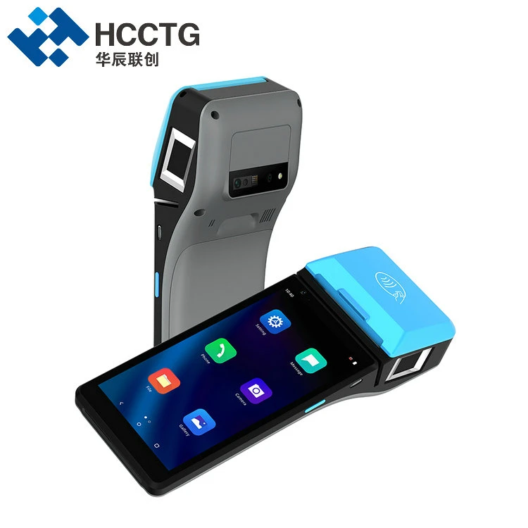 6 Polegadas Android 58mm 11 o Bluetooth/WiFi/4G RFID Terminal POS sistemas POS Móvel com impressora Z500c