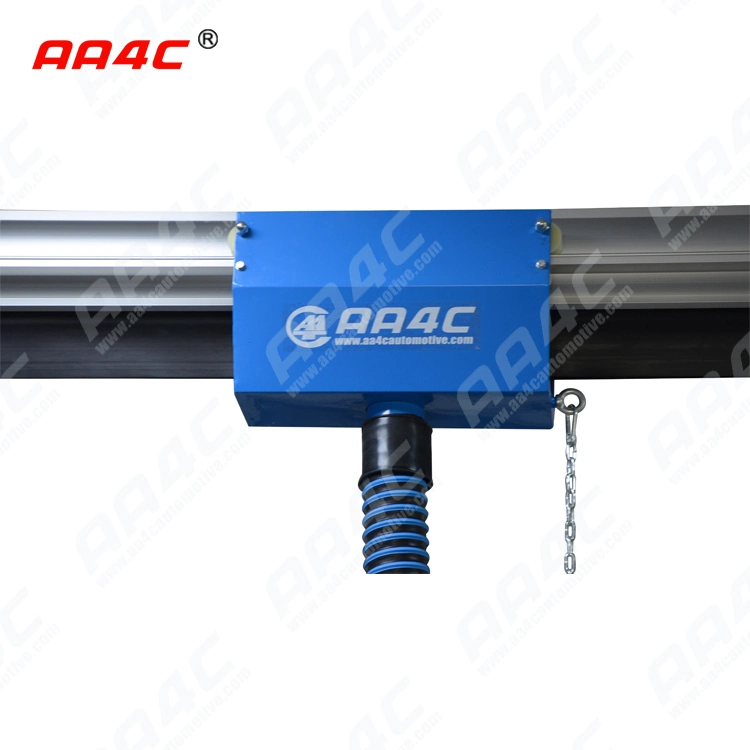 AA4c Car Exhaust Extracting System Auto Vehicle Exhaust Sliding with Rail Control Customize Size