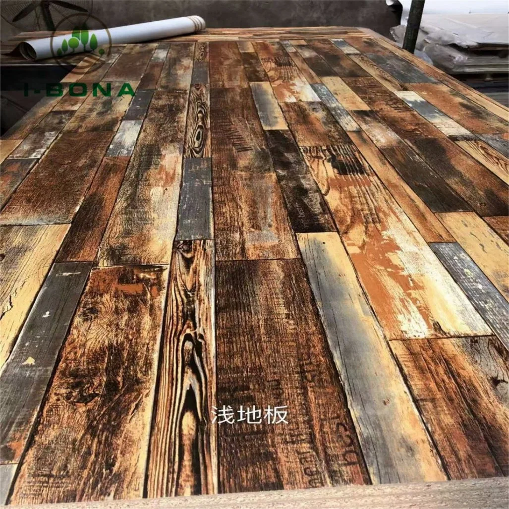 Armário E1 de 18 mm e contraplacado para pavimento Timber Melamine Placa contraplacado laminado de melamina