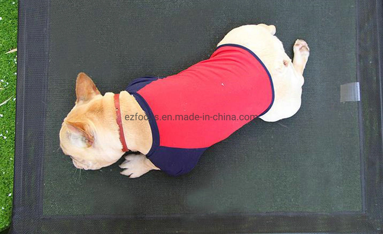 En el exterior cama mascota perro elevados de refrigeración de la cama cunas perro planteadas por medio de grandes perros pequeños, el Pet Skid-Resistant cama con los pies, resistente bastidor, la malla transpirable Wbb12659