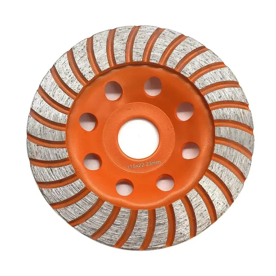 Le béton Diamond meulage coupelles Turbo roue coupante de rangs meuleuse d'angle Disc