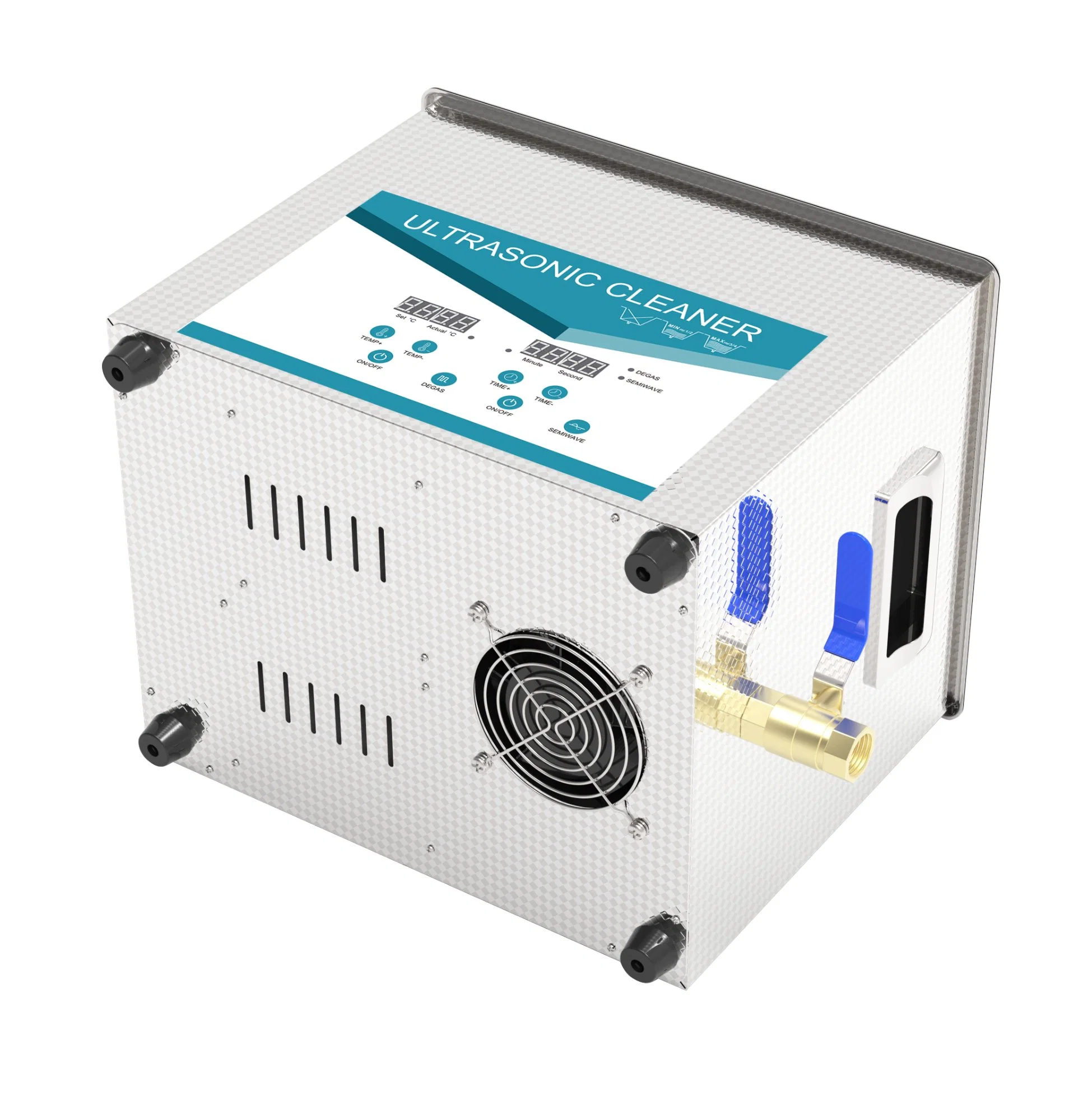 Dental Medical Ultrasonic Cleaner 10L Digital Timer Degas Function