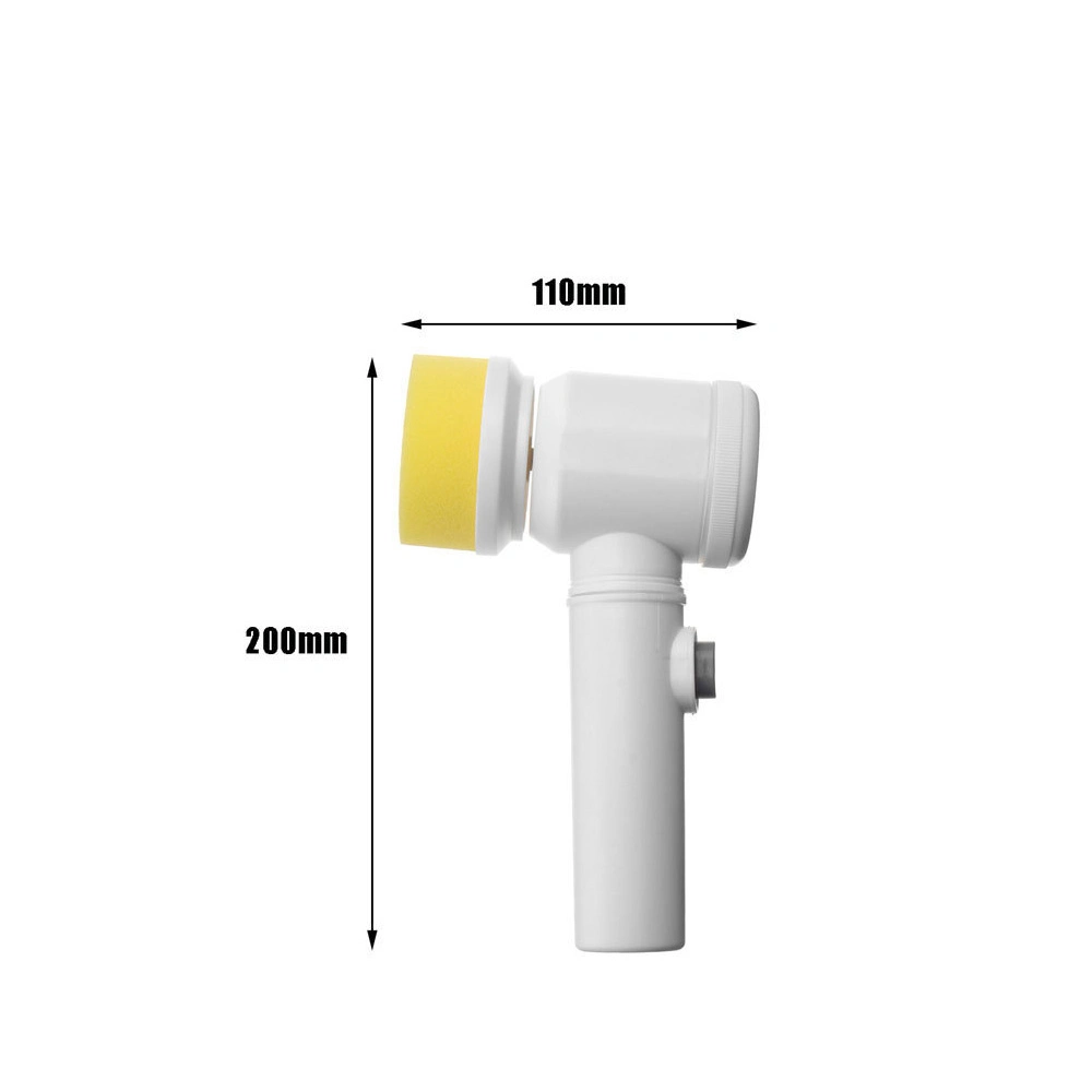 5-en-1 Cepillo Eléctrico Cepillo de mano Herramienta de limpieza de disipador de Cocina Cuarto de baño WC Bañera Bañera Esg15756