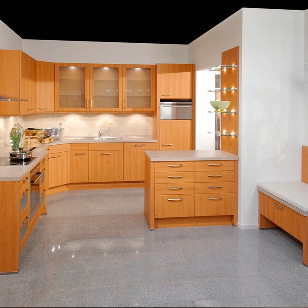 Best Products Wooden Design Laminate Kitchen Cabinet Veneer Kitchen