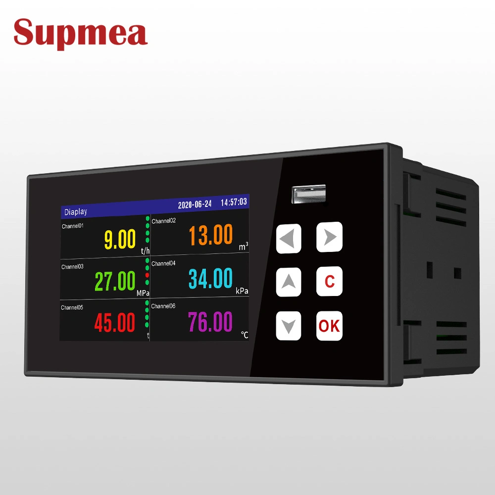 Hydrotesting Recorder DC Voltage Data Logger 12channel Input Paperless Recorder