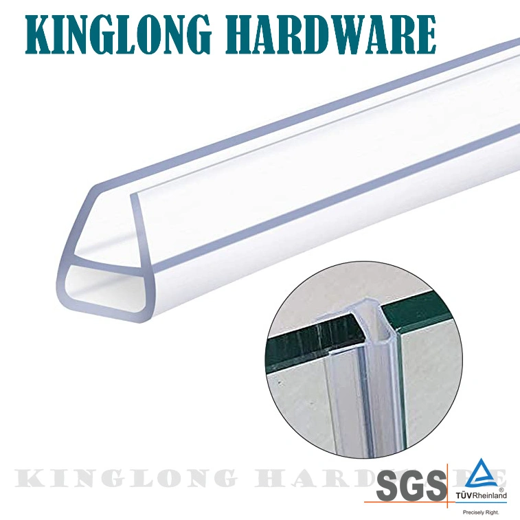 Bathroom Fitting Sliding Glass Shower Door U Type Bottom Waterproof Sealing Strip