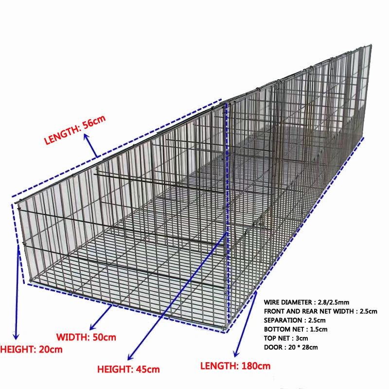 High Quality Stainless Cage Pet Animals Large Rabbit Breeding Cage for Pet Breeding Cage