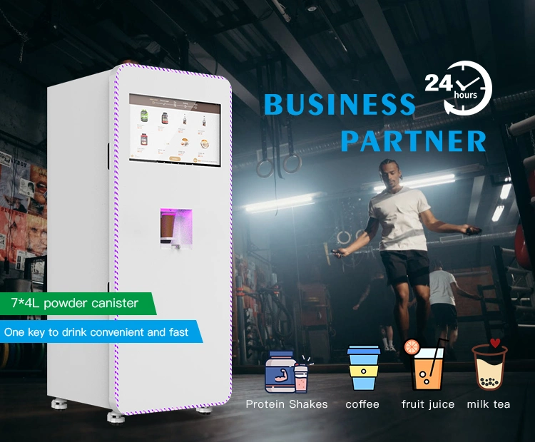 New Business Products Protein Shake Vending Machine with Touch Screen