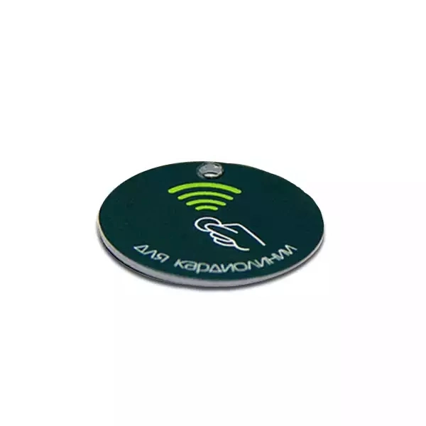 Custom NFC PVC Anti métal NFC Tag autocollant 215 Coin avec époxy