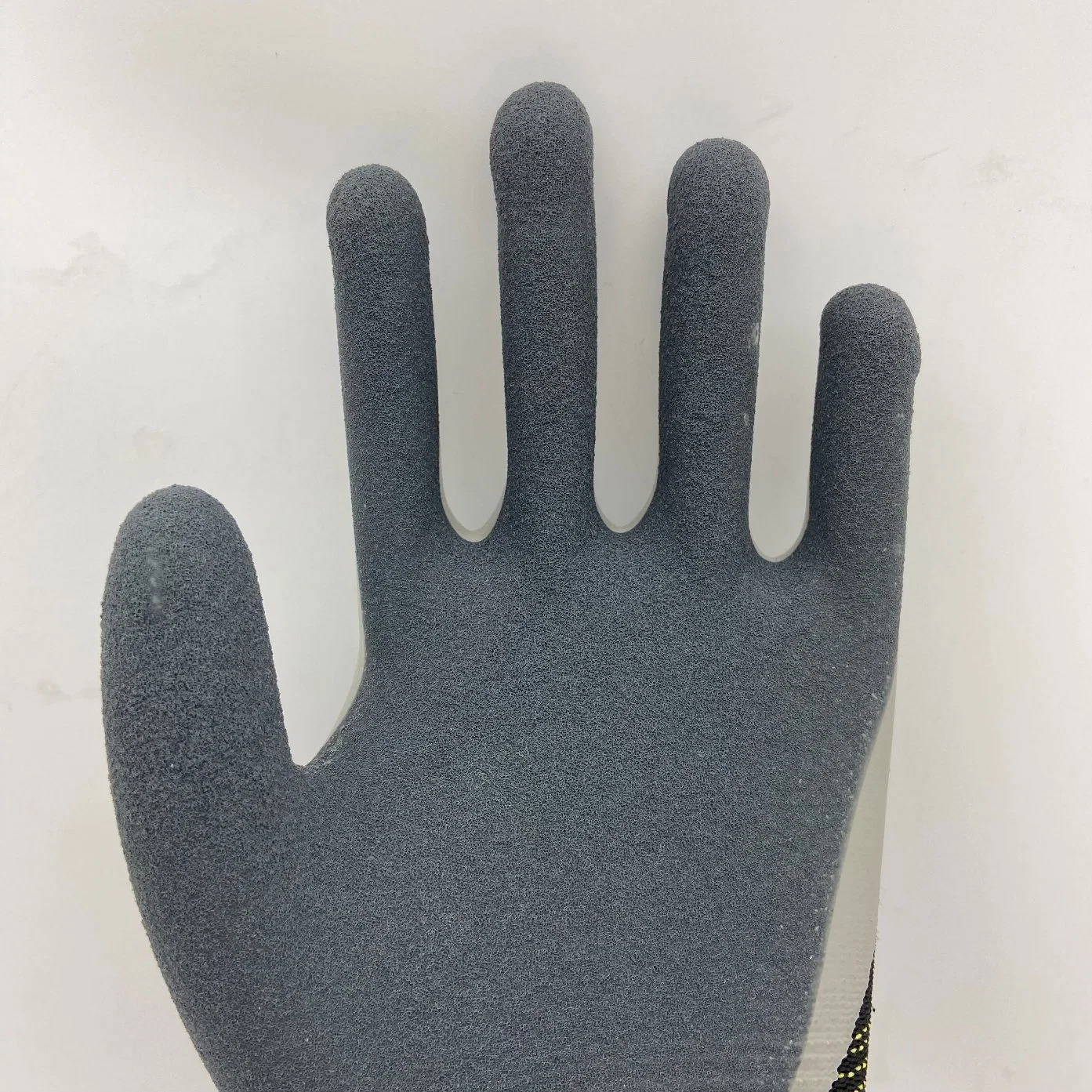 Double Latex Coating Sandy Finished Safety Industrial Glove Sandy Latex Work Gloves
