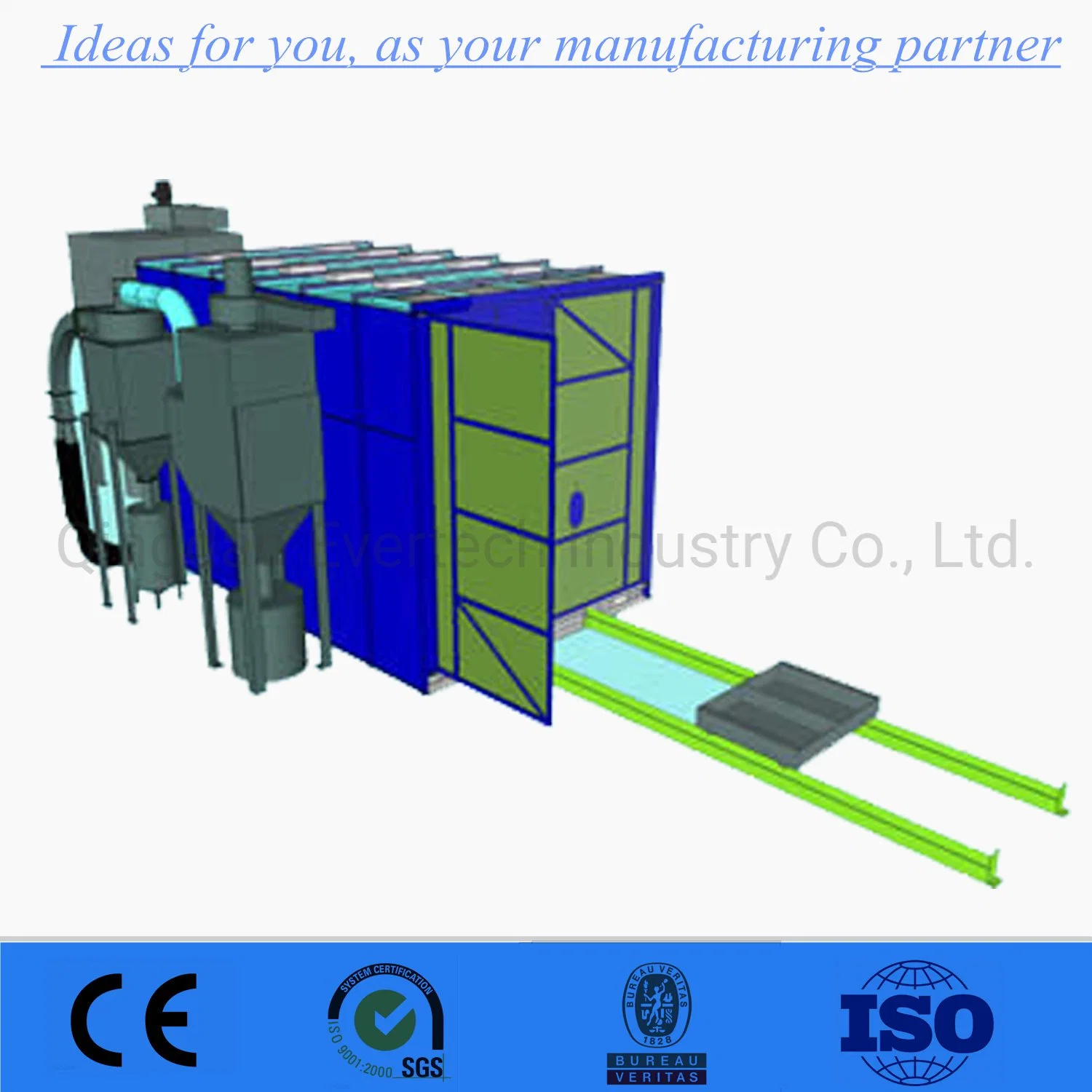 20 Feet Container 40 Feet Container Sand Blasting Room with Best Price