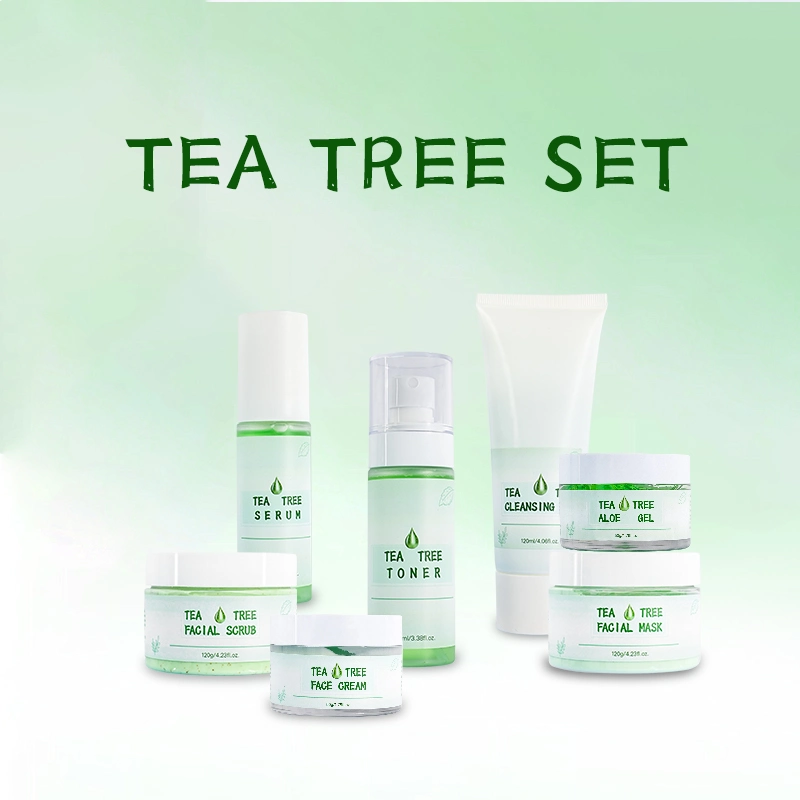 Aixin Beauty Cosmetics Tea Tree Skin Care Set Whitening Acne Set Moisturizing Tea Tree Skin Care Set