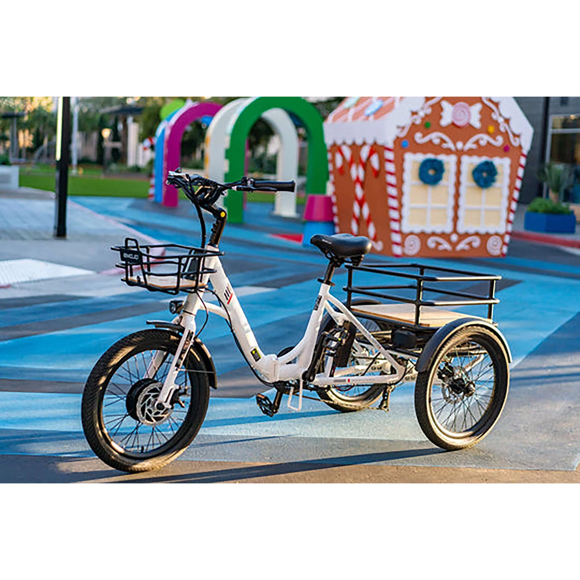 سيارة هجين كهربائي قابل للطي دراجة هوائية بقوة 500 واط وبمحرك بقوة 48 فولت الدراجة