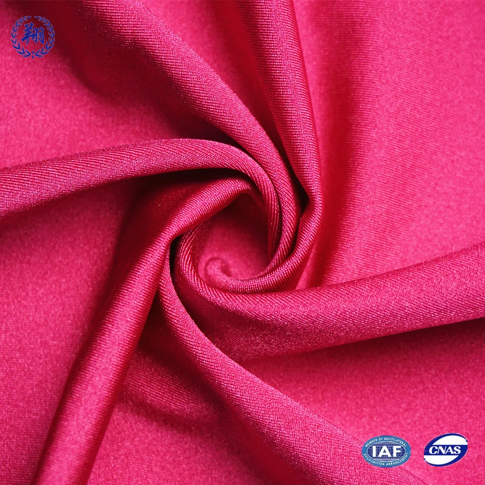 Custom Nylon Spandex Shiny Knitted Fabric for Swimwear/Shirt