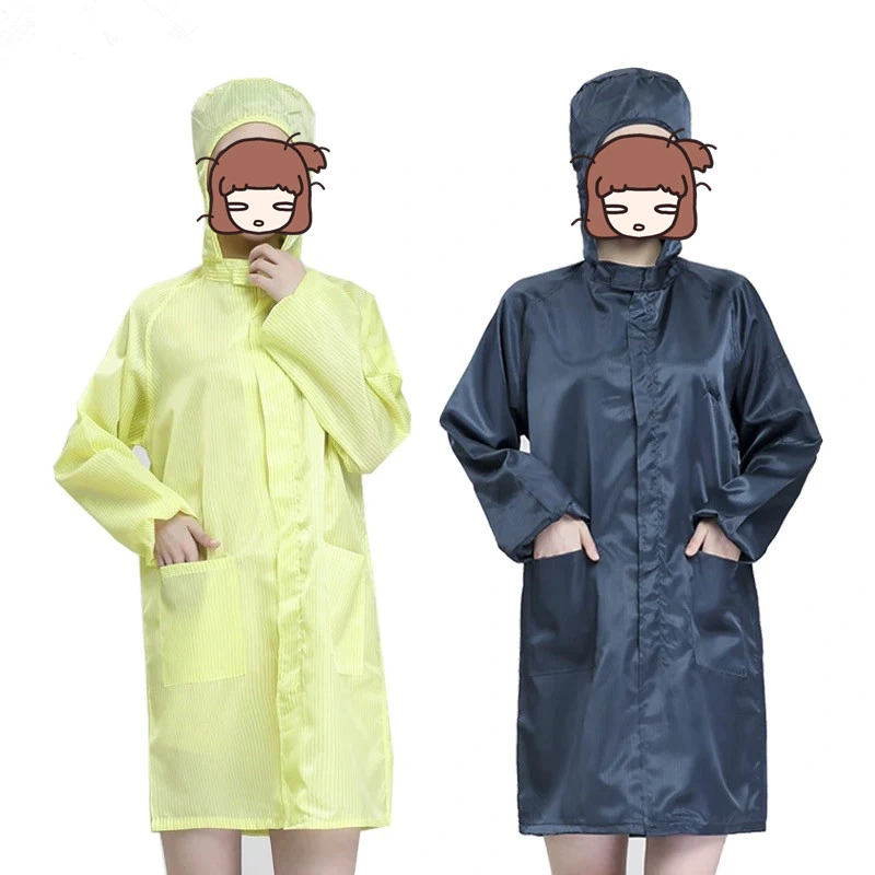 Anti-Static Apparel ESD Coat Cleanroom Garment Clothes