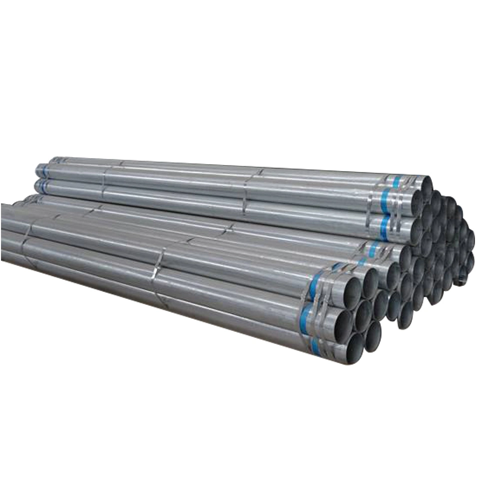 Material de construcción DIP caliente Industria química ASTM A36 S235jr S355jr Ss400 tubo rectangular cuadrado aceitado Gi Acero galvanizado recubierto de zinc Tubo