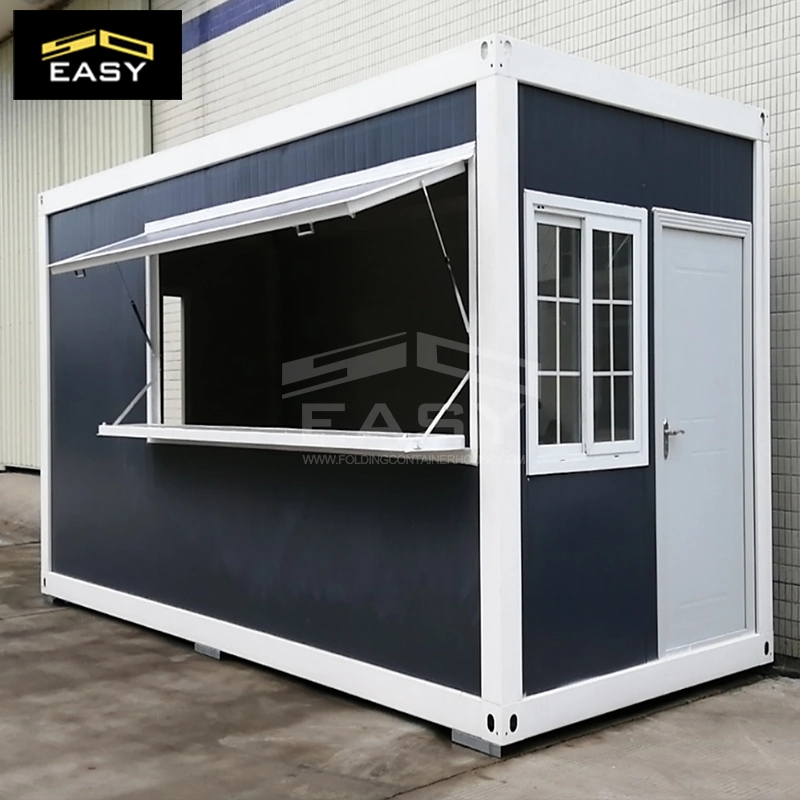 Mobile Movable Low Cost Modern Prefab Outdoor Shipping Fast Food Steel Container Shop Container Restaurant