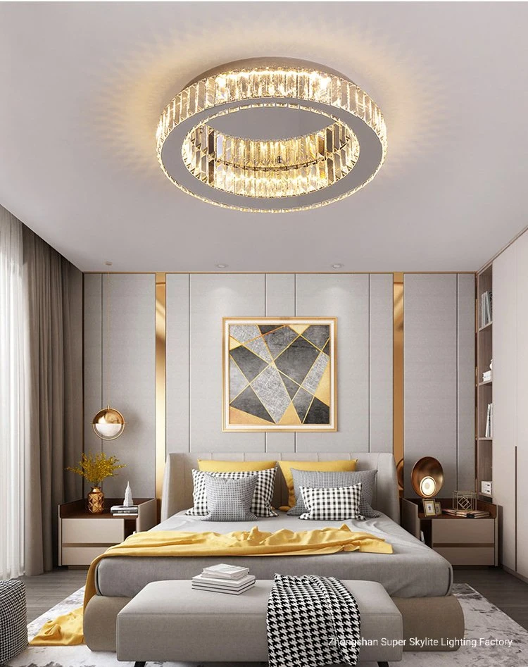 Super hôtel Skylite lustre en cristal LAMPE ECLAIRAGE PLAFONNIER LED Salon moderne voyant DEL