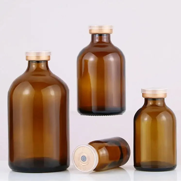 Pharmaceutical 15ml 30ml Clear and Amber Moulded Glass Bottle Price
