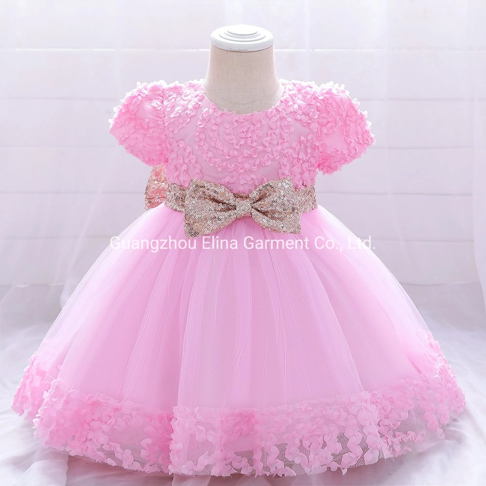 Baby Wear Girls Party Garment Ball Gown Princess Frock Lace Sweet Dress