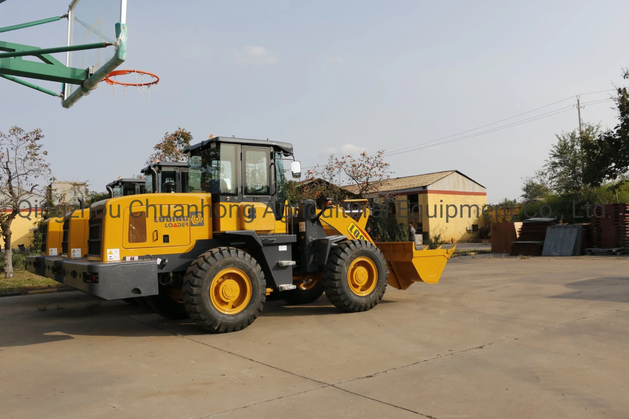 Small Middle Big 3 Tons Rated Load Shovel Wheel Loader 936 938 with Side Shift Pallet Fork&Flat Clamp&Curved Bucket&Joystick&Air Conditioner