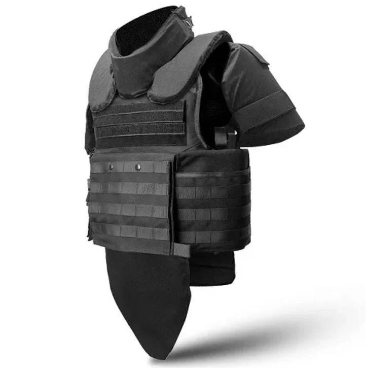 Chaleco a prueba de balas NIJ IIIA Full Body Armor para la protección corporal