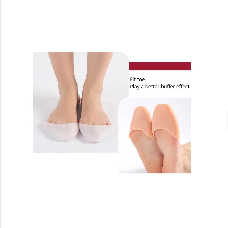 Silicone pads de la TOE Mesdames couvercle de soins de Protection des pieds