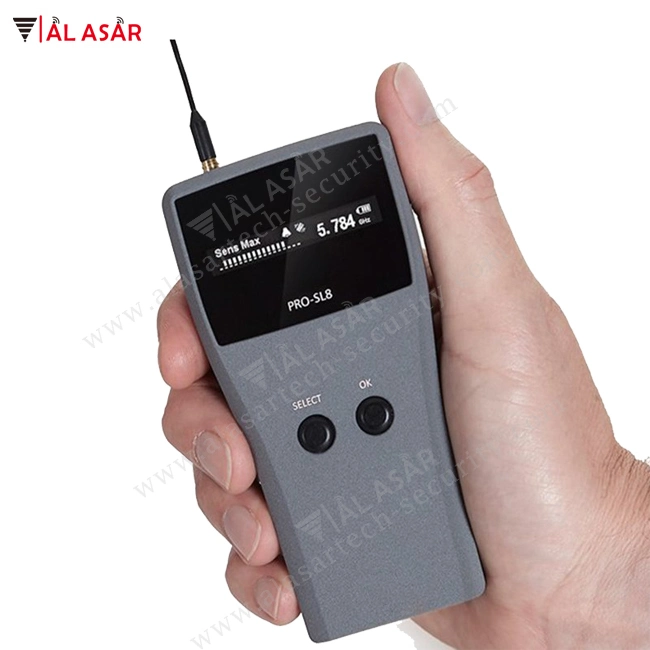 0-8GHz Multi-Function Mobile Phone Signal Bug Detector Anti Spy Detector Bug Sweeper