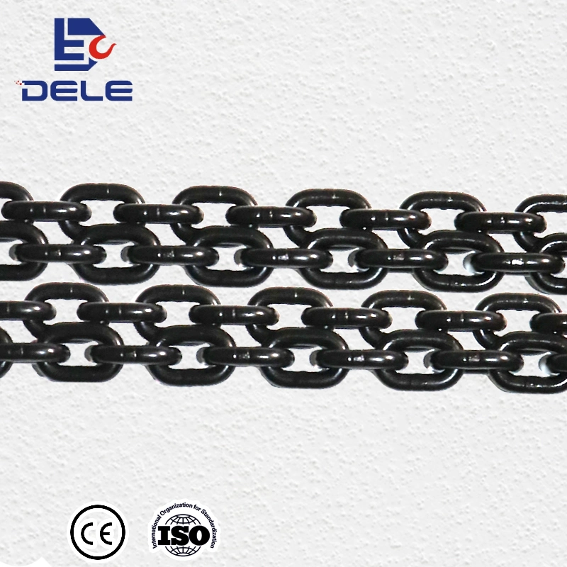 En818 G80 de 10 mm galvanizado a la cadena de elevación, de la cadena de acero inoxidable
