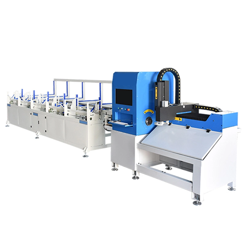 1.5kw 2kwhigh Speed Stainless Steel Carbon Round Square Rectangle Tube Laser Cutting Machine for Cutting Down Notching and Hole