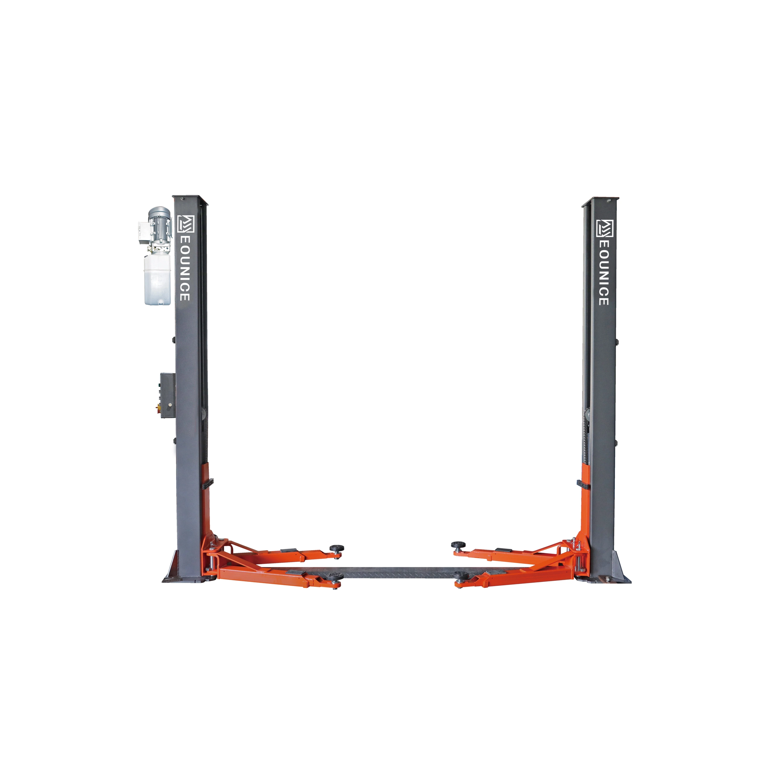 4000kg Base Plate Two Post Garage Equipment Hydraulic Car Lift for Automobile Vehicles