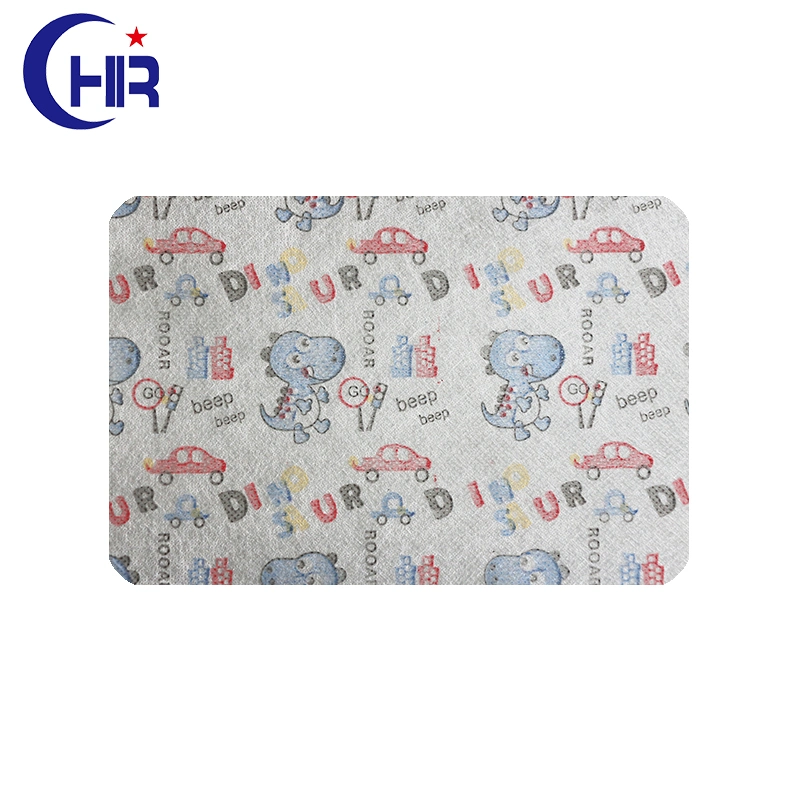 Colorful Printing Breathable Hygiene Nonwoven Waterproof PP Spunbond Nonwoven Fabric with Multi-Pattern