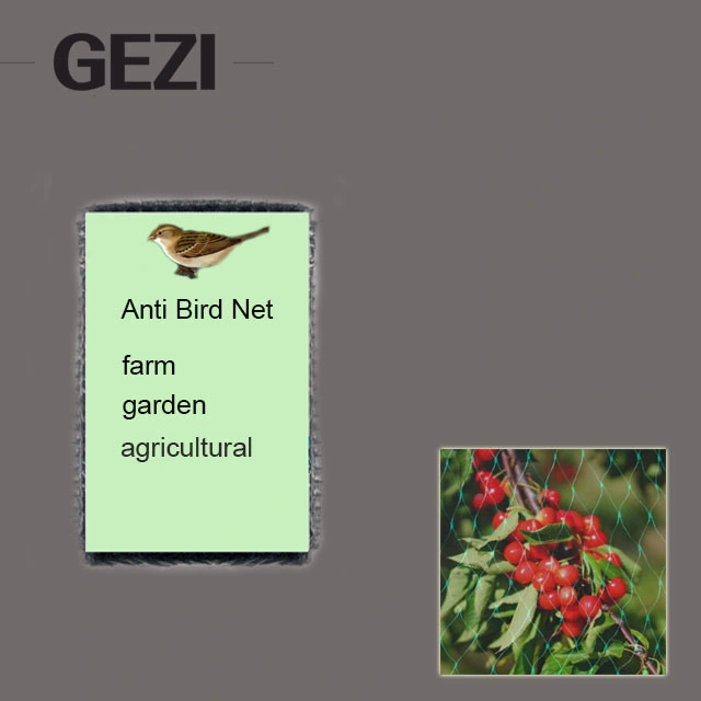 Anti Bird Mist Red malla Caza Barrera Red Verde Invisible Extrusora de PP anudada de plástico HDPE de nylon negro Agrícola