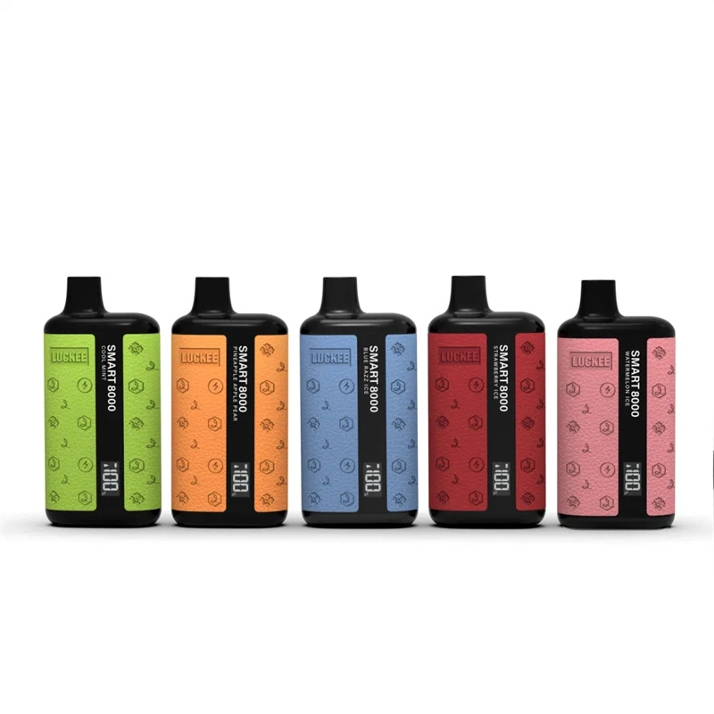 EUA mais popular caneta de Pape cigarro electrónico Luckee Smart 8000 Puffs com FDA CE