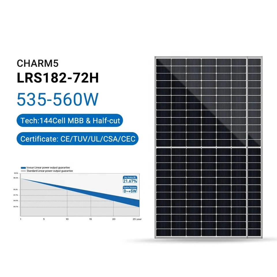 Tier 1 marca fábrica de painéis solares 5W a 660W, potência máxima de Super qualidade, linha de produção automática, painéis solares monocristalinos e policristalinos