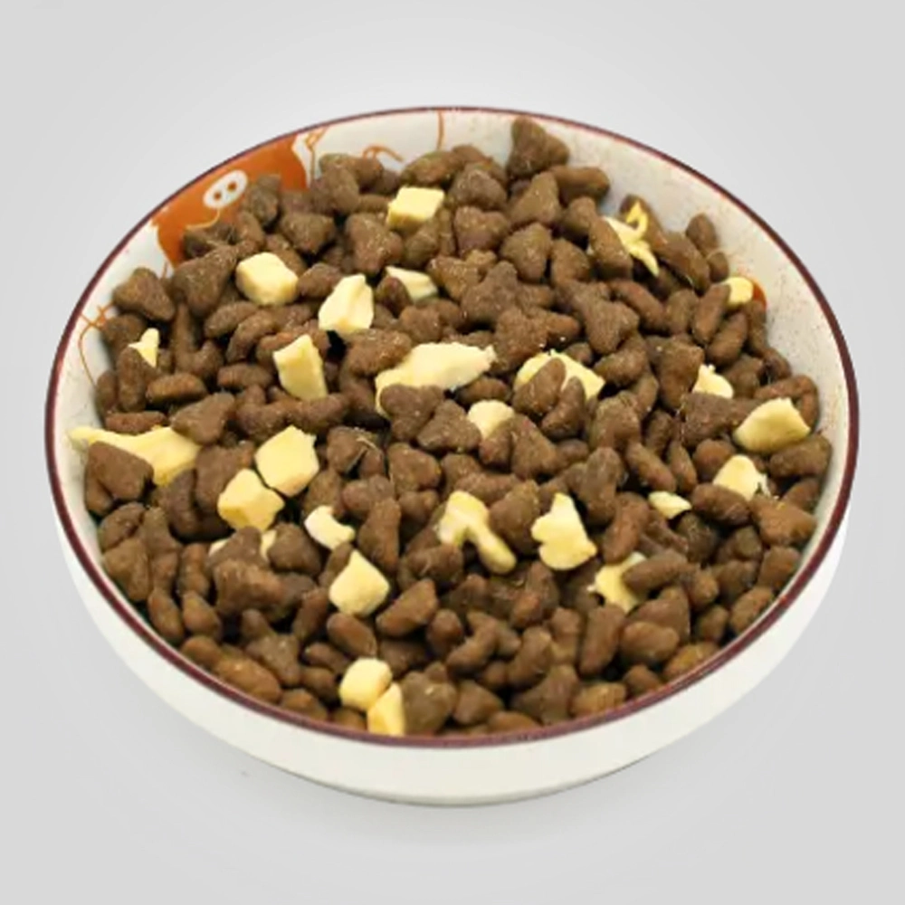 OEM Natural Raw Materials Pet Cats Like a Variety of Nutritious Balanced Mix Freeze-Dried Chicken and Egg Yolks Dry Cat Food